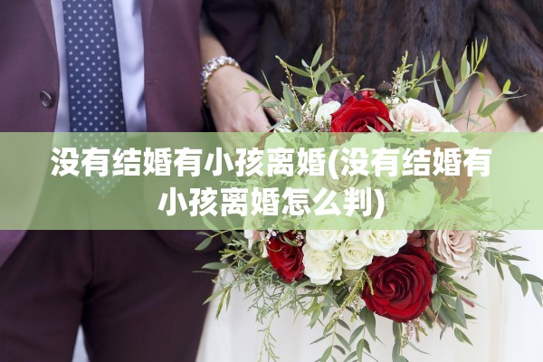 没有结婚有小孩离婚(没有结婚有小孩离婚怎么判)