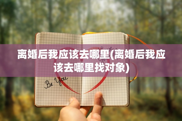 离婚后我应该去哪里(离婚后我应该去哪里找对象)