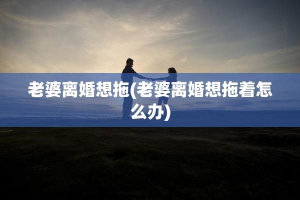 老婆离婚想拖(老婆离婚想拖着怎么办)