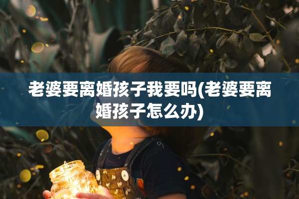 老婆要离婚孩子我要吗(老婆要离婚孩子怎么办) 老婆要离婚孩子我要吗(老婆要离婚孩子怎么办)