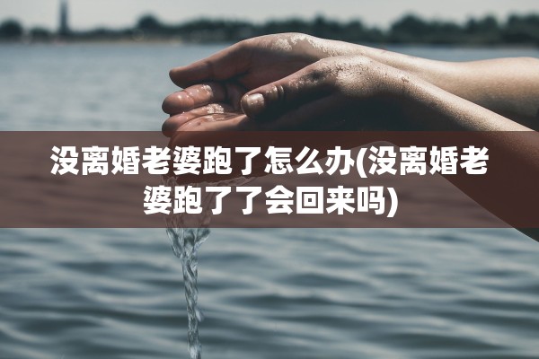 没离婚老婆跑了怎么办(没离婚老婆跑了了会回来吗)