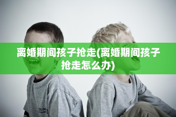 离婚期间孩子抢走(离婚期间孩子抢走怎么办) 离婚期间孩子抢走(离婚期间孩子抢走怎么办)