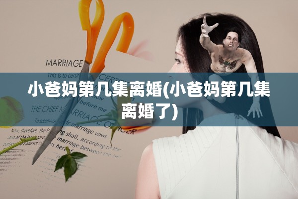 小爸妈第几集离婚(小爸妈第几集离婚了) 小爸妈第几集离婚(小爸妈第几集离婚了)