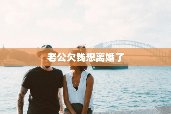 老公欠钱想离婚了