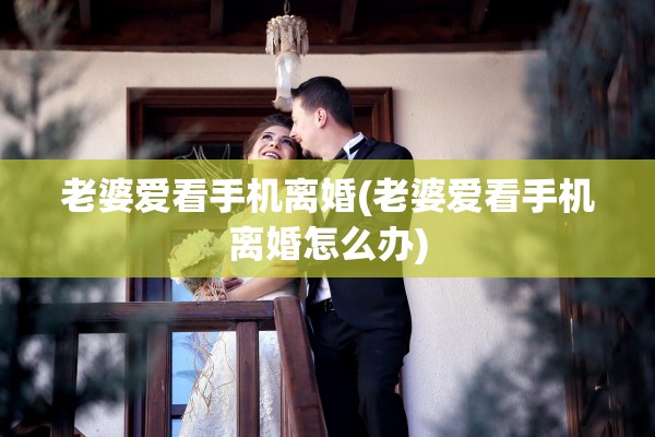 老婆爱看手机离婚(老婆爱看手机离婚怎么办)