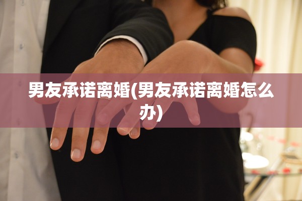 男友承诺离婚(男友承诺离婚怎么办)