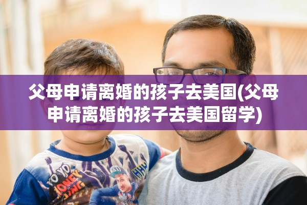 父母申请离婚的孩子去美国(父母申请离婚的孩子去美国留学)