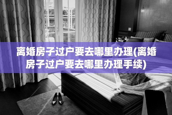 离婚房子过户要去哪里办理(离婚房子过户要去哪里办理手续) 离婚房子过户要去哪里办理(离婚房子过户要去哪里办理手续)