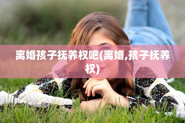 离婚孩子抚养权吧(离婚,孩子抚养权)