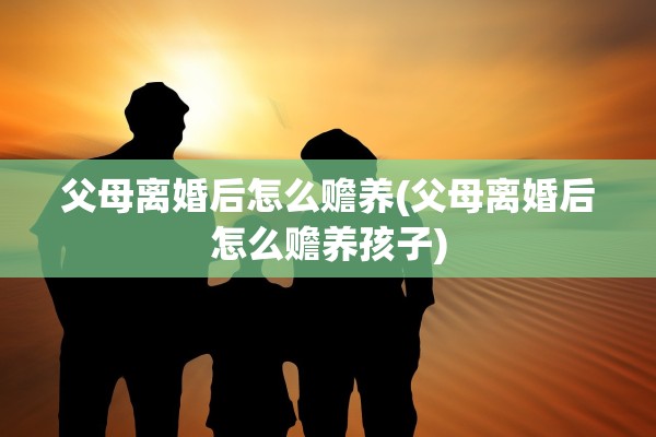 父母离婚后怎么赡养(父母离婚后怎么赡养孩子)