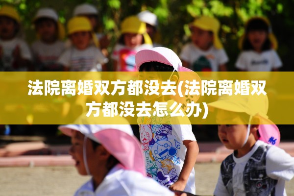 法院离婚双方都没去(法院离婚双方都没去怎么办)