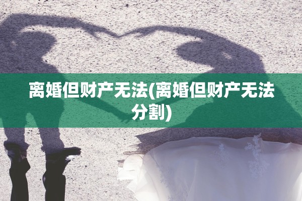 离婚但财产无法(离婚但财产无法分割)
