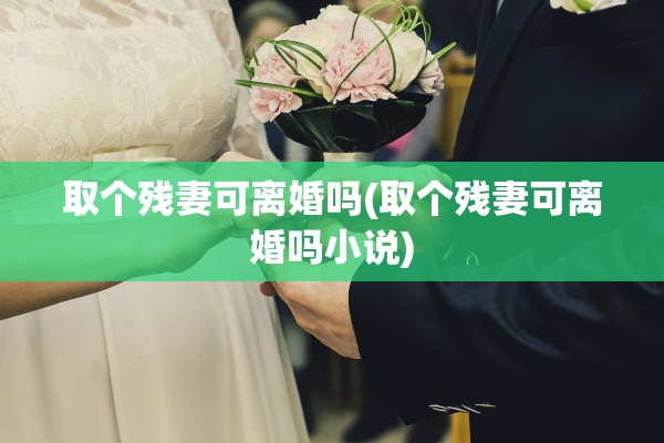 取个残妻可离婚吗(取个残妻可离婚吗小说)
