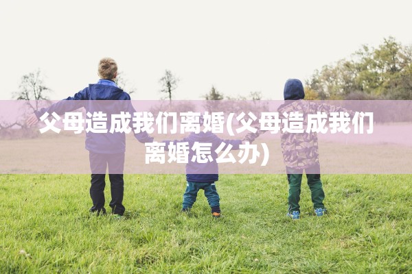 父母造成我们离婚(父母造成我们离婚怎么办)