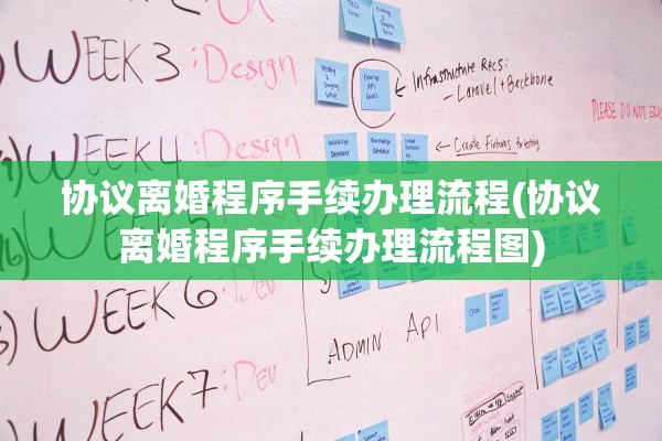 协议离婚程序手续办理流程(协议离婚程序手续办理流程图)