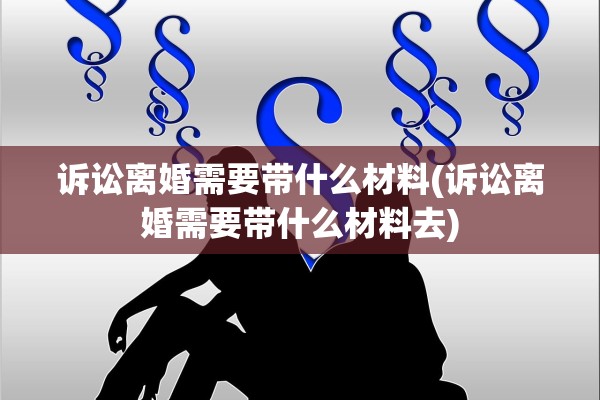 诉讼离婚需要带什么材料(诉讼离婚需要带什么材料去)