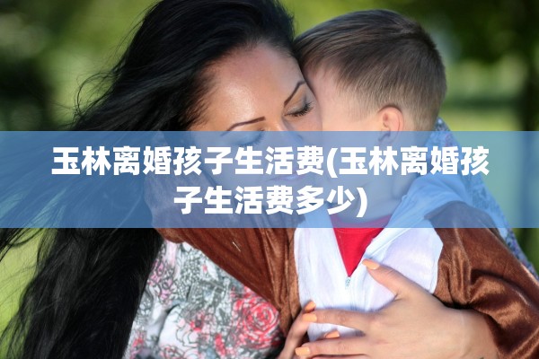 玉林离婚孩子生活费(玉林离婚孩子生活费多少) 玉林离婚孩子生活费(玉林离婚孩子生活费多少)