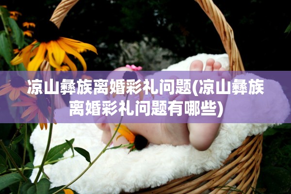 凉山彝族离婚彩礼问题(凉山彝族离婚彩礼问题有哪些)