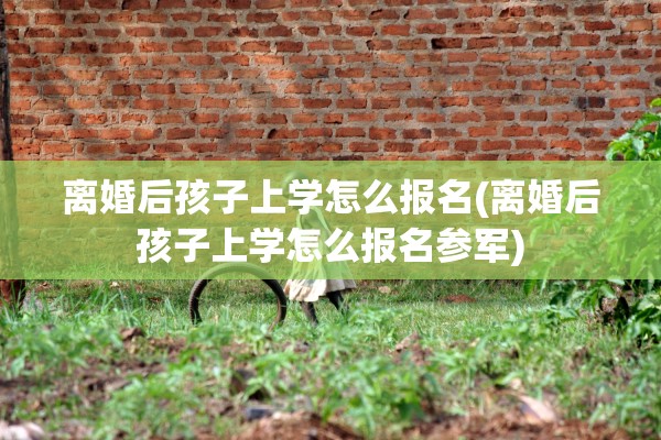 离婚后孩子上学怎么报名(离婚后孩子上学怎么报名参军) 离婚后孩子上学怎么报名(离婚后孩子上学怎么报名参军)