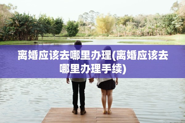 离婚应该去哪里办理(离婚应该去哪里办理手续) 离婚应该去哪里办理(离婚应该去哪里办理手续)