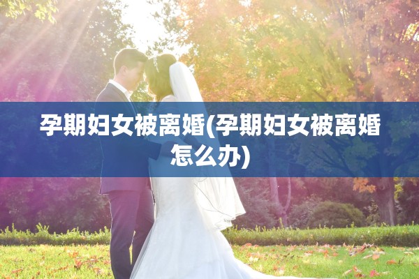 孕期妇女被离婚(孕期妇女被离婚怎么办) 孕期妇女被离婚(孕期妇女被离婚怎么办)