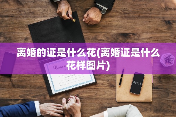 离婚的证是什么花(离婚证是什么花样图片)