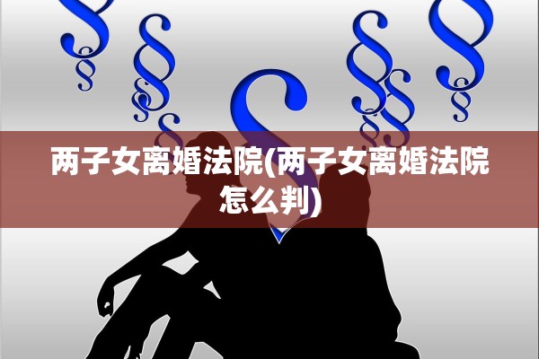 两子女离婚法院(两子女离婚法院怎么判)