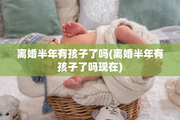 离婚半年有孩子了吗(离婚半年有孩子了吗现在)