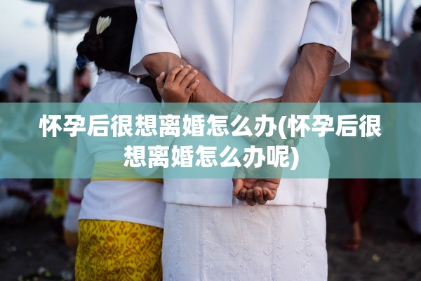 怀孕后很想离婚怎么办(怀孕后很想离婚怎么办呢) 怀孕后很想离婚怎么办(怀孕后很想离婚怎么办呢)