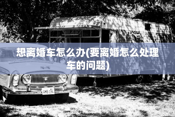 想离婚车怎么办(要离婚怎么处理车的问题) 想离婚车怎么办(要离婚怎么处理车的问题)