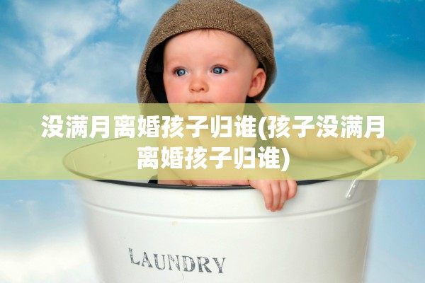 没满月离婚孩子归谁(孩子没满月离婚孩子归谁) 没满月离婚孩子归谁(孩子没满月离婚孩子归谁)