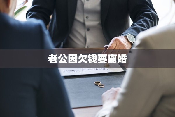 老公因欠钱要离婚 老公因欠钱要离婚
