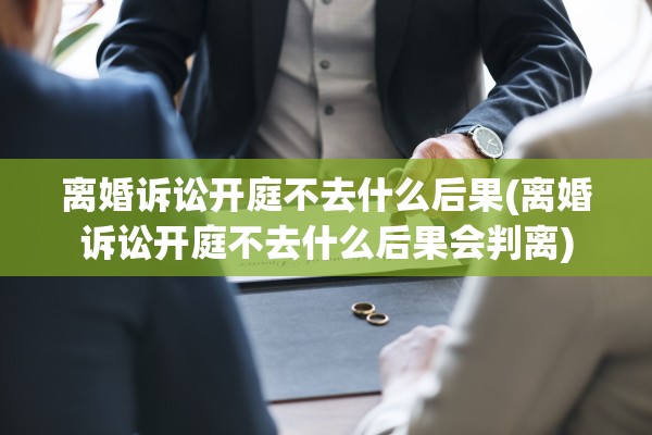 离婚诉讼开庭不去什么后果(离婚诉讼开庭不去什么后果会判离)