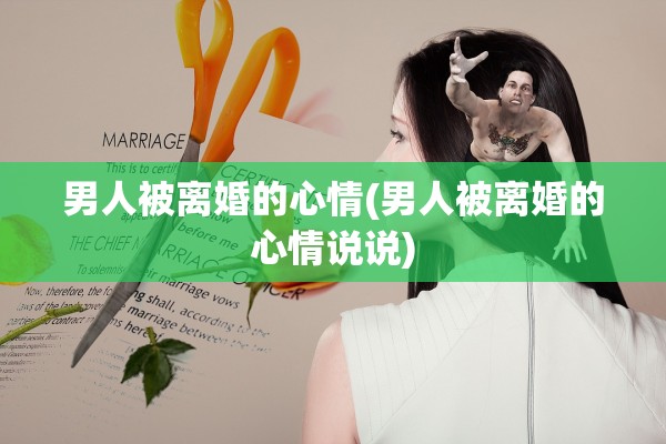 男人被离婚的心情(男人被离婚的心情说说)
