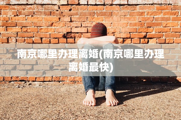 南京哪里办理离婚(南京哪里办理离婚最快)