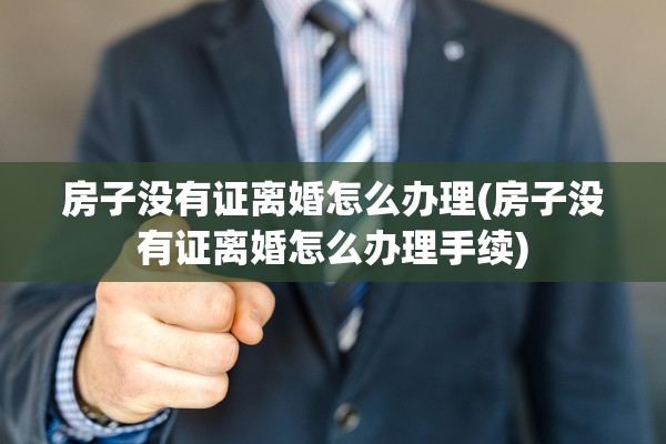 房子没有证离婚怎么办理(房子没有证离婚怎么办理手续)