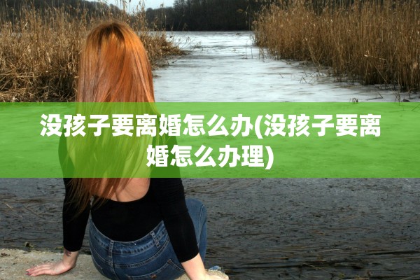 没孩子要离婚怎么办(没孩子要离婚怎么办理) 没孩子要离婚怎么办(没孩子要离婚怎么办理)