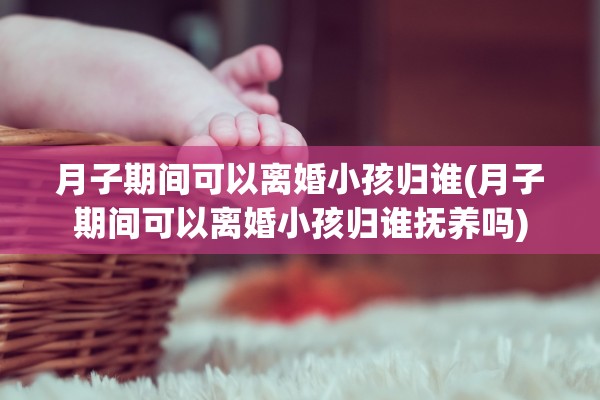 月子期间可以离婚小孩归谁(月子期间可以离婚小孩归谁抚养吗) 月子期间可以离婚小孩归谁(月子期间可以离婚小孩归谁抚养吗)