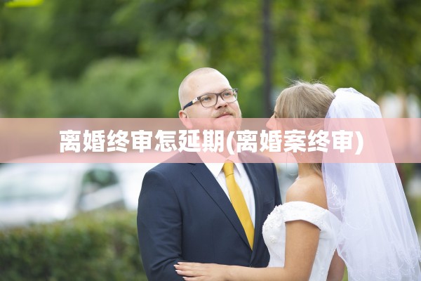 离婚终审怎延期(离婚案终审) 离婚终审怎延期(离婚案终审)