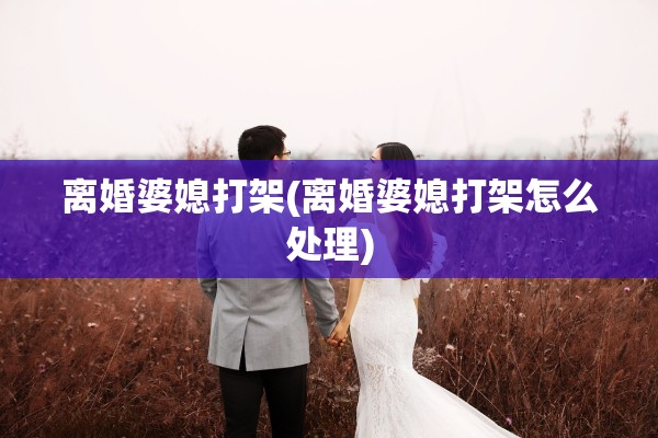 离婚婆媳打架(离婚婆媳打架怎么处理) 离婚婆媳打架(离婚婆媳打架怎么处理)