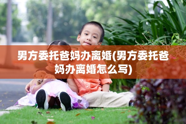 男方委托爸妈办离婚(男方委托爸妈办离婚怎么写)
