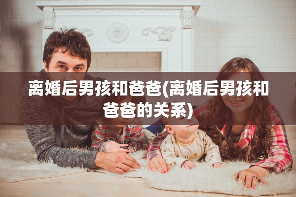 离婚后男孩和爸爸(离婚后男孩和爸爸的关系)
