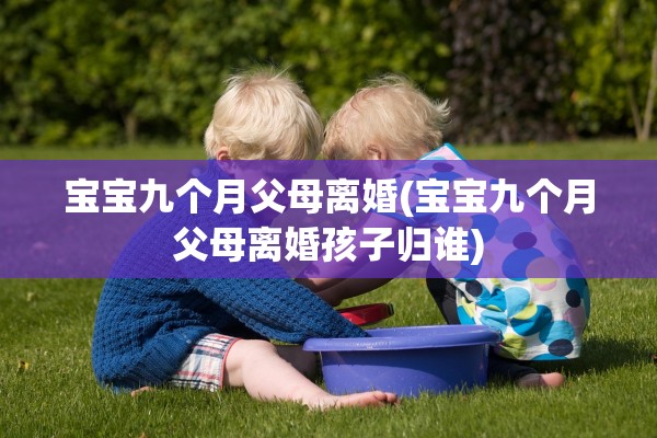 宝宝九个月父母离婚(宝宝九个月父母离婚孩子归谁) 宝宝九个月父母离婚(宝宝九个月父母离婚孩子归谁)