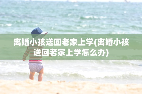 离婚小孩送回老家上学(离婚小孩送回老家上学怎么办) 离婚小孩送回老家上学(离婚小孩送回老家上学怎么办)