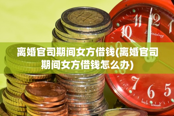 离婚官司期间女方借钱(离婚官司期间女方借钱怎么办)